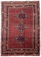 morgenland Wollen kleed Shiraz medaillon rosso chiaro 290 x 210 cm Uniek exemplaar met certificaat