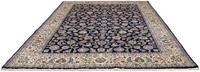 morgenland Wollteppich "Maschad Durchgemustert Blu scuro 348 x 243 cm", rechteckig, 10 mm Höhe, Unikat mit Zertifikat