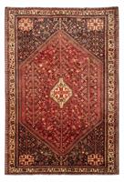 morgenland Wollen kleed Shiraz medaillon rosso 300 x 211 cm Uniek exemplaar met certificaat