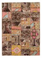 morgenland Wollen kleed Patchwork patchwork 239 x 169 cm Laagpolig