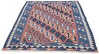 morgenland Wollen kleed Kelim Fars Nomadisch 174 x 124 cm Omkeerbaar tapijt