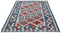 morgenland Wollen kleed Kelim Fars Nomadisch 188 x 118 cm Omkeerbaar tapijt