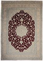 morgenland Wollteppich "Nain Medaillon Rosso scuro 245 x 245 cm", rund, Unikat mit Zertifikat