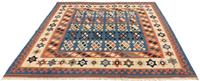 morgenland Wollen kleed Kelim Fars geheel gedessineerd 189 x 119 cm Omkeerbaar tapijt