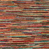 morgenland Wollen kleed Strepen Multicolore 288 x 200 cm Handgeknoopt