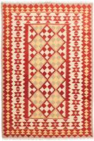 morgenland Wollen kleed Kelim Fars geheel gedessineerd 235 x 158 cm Omkeerbaar tapijt