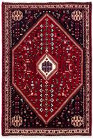 morgenland Wollen kleed Abadeh medaillon rosso scuro 154 x 107 cm Handgeknoopt