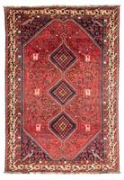 morgenland Wollen kleed Shiraz medaillon rosso 308 x 206 cm Uniek exemplaar met certificaat