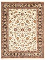 morgenland Wollen kleed Kaschmar bloemmotief beige 295 x 202 cm Uniek exemplaar met certificaat