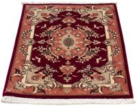 morgenland Wollteppich "Täbriz - 50 Raj Blumenmuster Beige 94 x 61 cm", rechteckig, Handgeknüpft