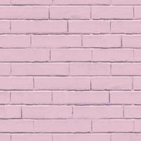Good Vibes Behang Brick Wall roze