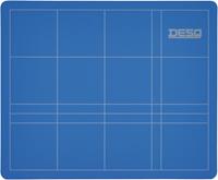 Desq snijmat, 3-laags, blauw, ft 23 x 19 cm
