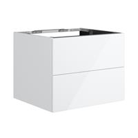Neoro n50 Waschtischunterschrank für Konsole mit 2 Auszügen, BN0421WH
