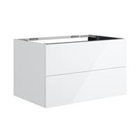 Neoro n50 Waschtischunterschrank für Konsole mit 2 Auszügen, BN0422WH
