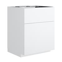 Neoro n50 Waschtischunterschrank für Konsole mit 2 Auszügen, BN0441WM