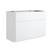 Neoro n50 Waschtischunterschrank für Konsole mit 2 Auszügen, BN0443WM