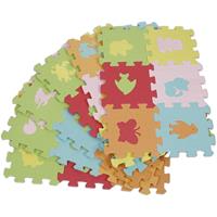 HALOYO 36tlg. Puzzlematte Spielmatte EVA Bodenmatte Tier Puzzleteppich Baby Kinder Lernmatte 16*16cm/pcs