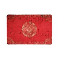 Deco-mat Fußmatte mit orientalischem Design ORIENT rutschfest & waschbar rot Gr. 60 x 90
