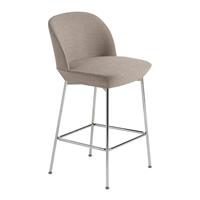 Muuto Oslo Counter Stool - Ocean 32/Chrome