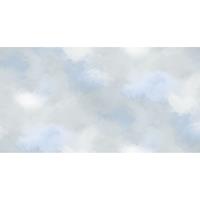 Good Vibes Behang Paint Clouds blauw en grijs
