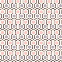 Good Vibes Behang Hexagon Pattern Roze En Paars