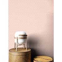 NEWROOM Tapete Rosa Vliestapete Ornament - Mustertapete Glamour Pfauenfeder Muster Grafisch - Rosa - 