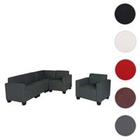 HWC Mendler Modular Sofa-System Lyon 4-1 grau