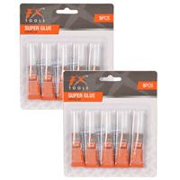 FX Tools 4x stuks hobby superlijm tube 5x 3 gram op blister -