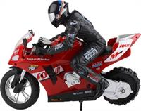 2436324 Stunt motorcycle 1:6 RC motorfiets voor beginners Motorfiets Incl. accu en laadkabel, Met lichteffect, Met geluidsfunctie