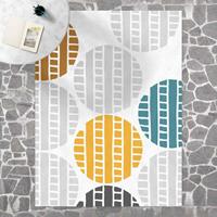 Bilderwelten Vinyl-Teppich - Reifenspuren auf Asphalt - Hochformat 4:3 GrÃ¶ÃŸe HxB: 60cm x 45cm