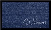 Home affaire Fußmatte »Welcome«, , rechteckig, Höhe 5 mm, In und Outdoor geeignet, waschbar, Robust, Pflegeleicht, Eingang, Rutschfest, mit Spruch