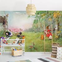 Klebefieber Fototapete Kinderzimmer Erdbeerinchen Erdbeerfee - Vermisste Biene