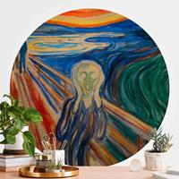 Klebefieber Runde Fototapete selbstklebend Edvard Munch - Der Schrei