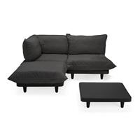 Fatboy Paletti set Ecksofa / Sitzgruppe: Couchtisch 90 x 90 cm + Sofa L 180 cm (Armlehne links) -  - Grau