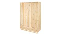 Kleiderschrank ¦ holzfarben ¦ Maße (cm): B: 135 H: 194 T: 61  - Möbel Kraft