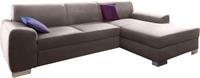 DOMO collection Ecksofa »Ricardo«, mit Recamiere, wahlweise mit Bettfunktion