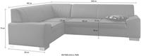 DOMO collection Ecksofa »Alisson«, wahlweise mit Bettfunktion