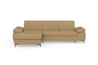 DOMO collection Ecksofa »Capelo«, mit Armteilverstellung, wahlweise mit Bettfunktion, inklusive Federkern