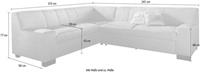 DOMO collection Ecksofa »Norma«, wahlweise mit Bettfunktion