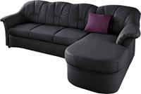 DOMO collection Ecksofa »Flores«, wahlweise mit Bettfunktion, wahlweise mit Federkern (nicht bei Microfaser PRIMABELLE-Struktur möglich)