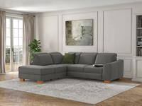 Sit&More Ecksofa Durness, mit Federkern und hochwertigen Massivholzfüßen, wahlweise mit Kopfteilverstellung, Bettfunktion und Stauraum oder mit Bettfunktion und Bettkasten