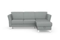 Sit&More Ecksofa Visby V, wahlweise mit Bettfunktion und Bettkasten, frei im Raum stellbar, mit Federkern, auch erhältlich in dem besonders leicht mit Wasser zu reinigendem Soft clean Bezug