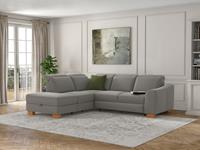 Sit&More Ecksofa Durness, mit Federkern und hochwertigen Massivholzfüßen, wahlweise mit Kopfteilverstellung, Bettfunktion und Stauraum oder mit Bettfunktion und Bettkasten