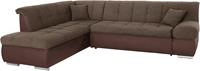 Domo Collection Ecksofa Mona, wahlweise mit Bett- und Armlehnfunktion