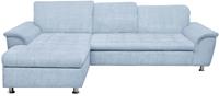 Domo Collection Ecksofa Franzi, wahlweise mit Bettfunktion, Bettkasten und Kopfteilverstellung, frei im Raum stellbar