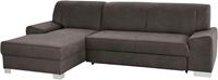 Domo Collection Ecksofa Anzio, wahlweise mit Bettfunktion und Federkern