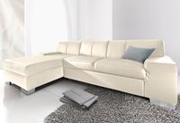 Domo Collection Ecksofa Star, wahlweise mit Bettfunktion