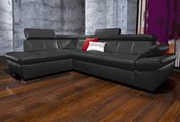 Exxpo - Sofa Fashion Ecksofa, inklusive Kopfteil- und Armteilverstellung, wahlweise mit Bettfunktion und Bettkasten