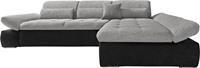 Domo Collection Ecksofa Aldo, mit Recamiere, wahlweise mit Bettfunktion