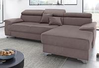 Domo Collection Ecksofa Mira, wahlweise mit Bettfunktion und Bettkasten